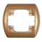 TREND Horizontal single golden metallic frame