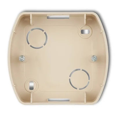 TREND Single horizontal mounting box, gold metallic