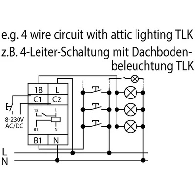 Treppenhausautomat, TLK