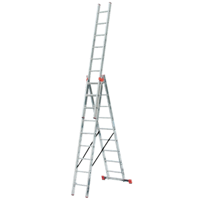 TRIBILO Multifunctional ladder 3x12 rungs
