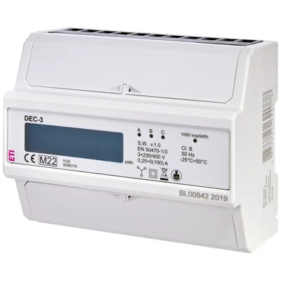 Třífázový indikátor spotřeby energie DEC-3