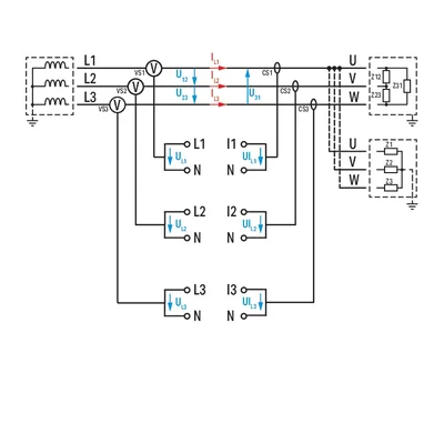Třífázový modul měření výkonu; 20 kV AC 300 A