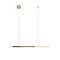 TRIO Lámpara colgante 12W 733lm 3000K oro