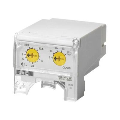 Trip block, 8-32A, cross-linked, motor protection