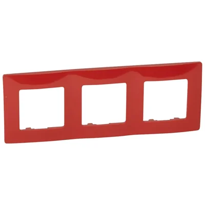 Triple cadre rouge