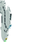 Triple floor self-clamping device Ph N PE for busbars 10x3mm 2.5mm2