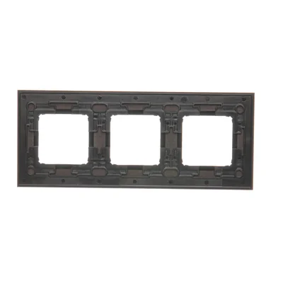 Triple frame Nature-Drewno ZŁOTE WENGE IP20/IP44