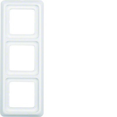 Triple frame with a white gasket
