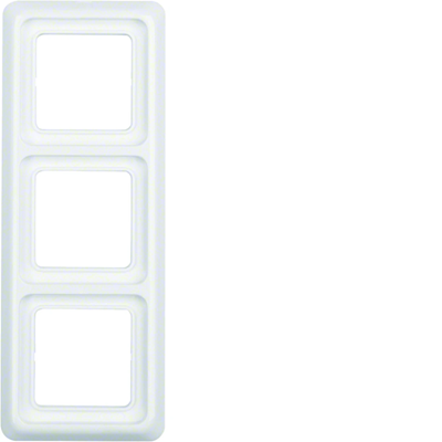 Triple frame with a white gasket
