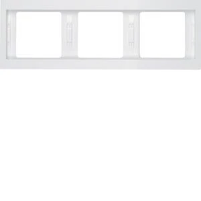 Triple horizontal white frame