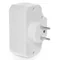 Triple splitter with switch bis 1X2P+Z 2X 2P-flat white