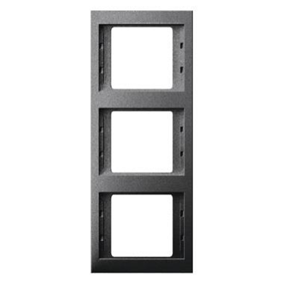 Triple vertical frame anthracite matte lacquered