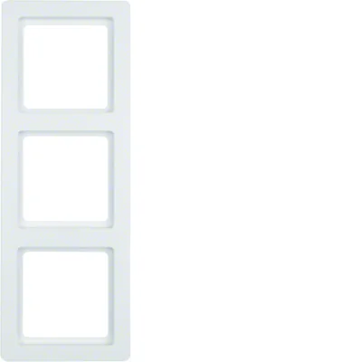 Triple white frame