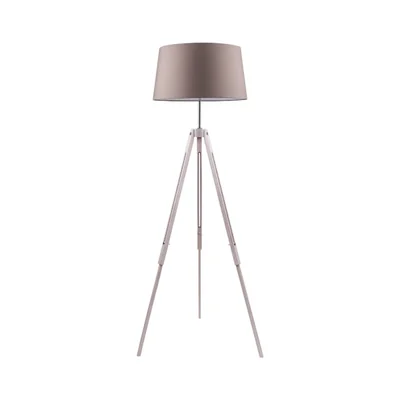 TRIPOD Stojací lampa, bělený dub
