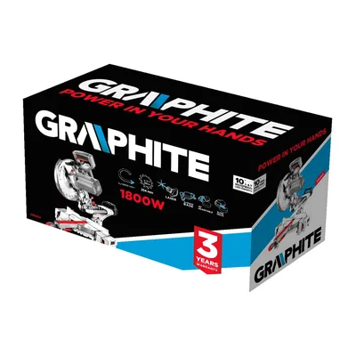 Troncatrice da 1800 W, lama da 254 x 30 mm, 60 denti TCT