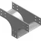 TRRZC200H100 Reducing tee, sheet thickness - 2 mm