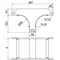 TRSBNJ200H60 Té de réduction symétrique, épaisseur de tôle - 1 mm