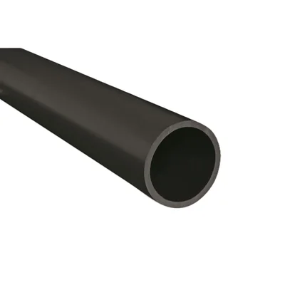 Труба обсадна гладка з'єднана муфтами (ПВНД) розмір 160/9,1, чорна, 6м