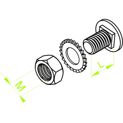 Truss head screw SGM6x25