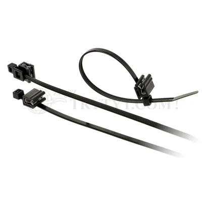 TRYTYTKA con supporto per bordi CV-190STW-PTBLK-C2 nero 200x4.8
