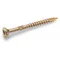 TS Hardened wood screw 5.0x50mm countersunk head TX type drive yellow galvanized [OP 100]