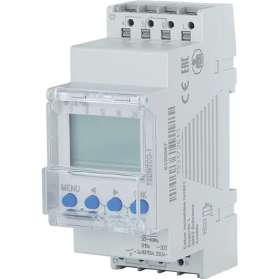 TSDW2CO-1 Timer settimanale digitale, 1 pollice