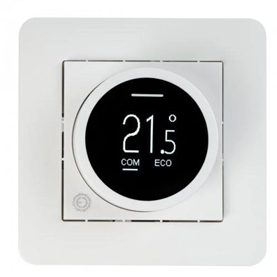 TSENSE thermostat with BLUETOOTH display, programmable, with built-in and floor sensor