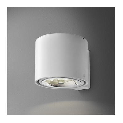 Tuba 111 Lámpara de pared, negro mate