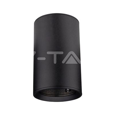 TUBA Ceiling lamp spot 10cm GU10 IP20 black