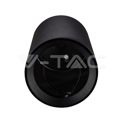 TUBA Spot lampada da soffitto 10cm GU10 IP20 nero