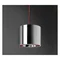 Tube 111 overhang pendant lamp chrome red cable
