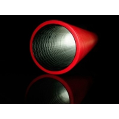 Tube ondulé double couche en rouleaux taille 160/134, 25 m, rouge