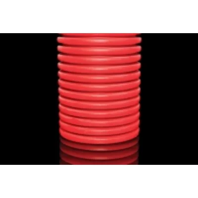 Tube ondulé double couche en sections, taille 110/92, 6 m bleu