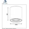 Tube round Spot ceiling lamp 12.5cm GU10 IP20 black
