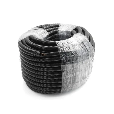 Tubo corrugato nero RKSGD-UV E16/100m con telecomando. Diametro esterno 16 mm, diametro interno 10,5 mm.