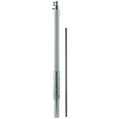 Tubo di supporto, diametro 50 mm, lunghezza 5000 mm, con ago diametro 10 mm, lunghezza 1000 mm, GRP-Al SR D50 5000 FSP1000 IA HVIP GFK AL