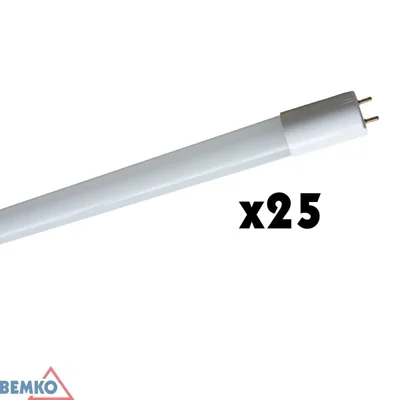 TUBO LED 230V T8 1500MM 22W 2000LM 6000K CW VETRO OPACO (CARTONE DA 25 PEZZI)