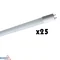 TUBO LED 230V T8 1500MM 22W 2000LM 6000K CW VETRO OPACO (CARTONE DA 25 PEZZI)