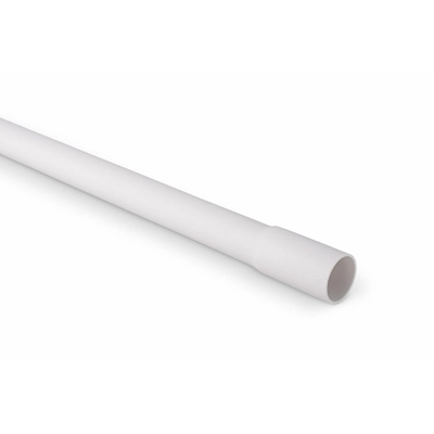 Tubo rigido per installazione elettrica con presa in PVC 320N RL-M 16-3m