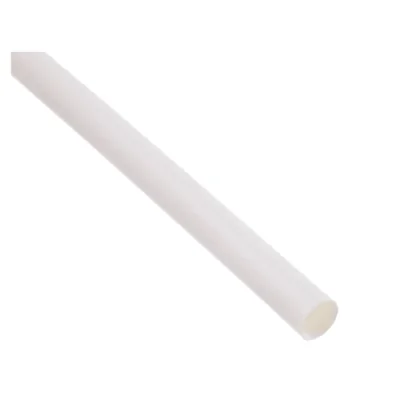 Tubo termorestringente a parete sottile, standard +105 °C, liscio, bianco RC 8/2x1-B