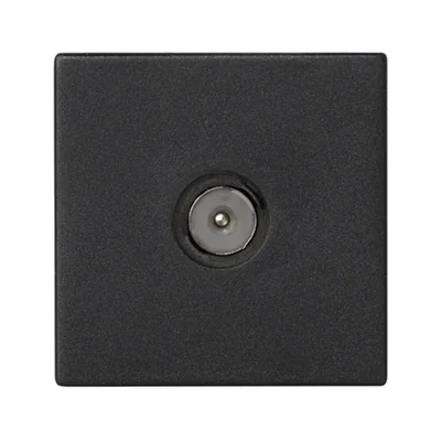 Tuile mâle TV K45 + insert, gris graphite