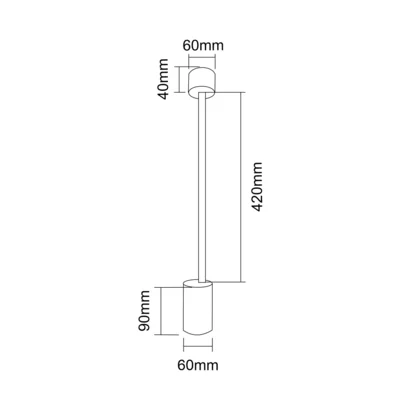 TUKA BIANCO L White ceiling lamp