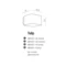 TULIPE Applique noire