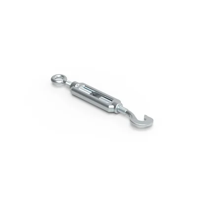 Turnbuckle hook-eye M12, galvanized