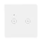 Tuya Smart Home double Wi-Fi flush-mounted switch, white