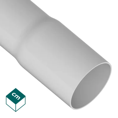 Tuyau évasé RLM / PVC-U, gris, 320N, 40, longueur 2 m (10 pièces/paquet)