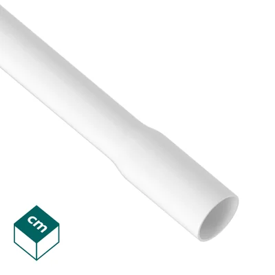 Tuyau RLM / PVC-U évasé, blanc, 320N, 16 mm, longueur 2 m (25 pièces/paquet)