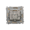 TV-DATA socket two output ports type "F" (module) beige