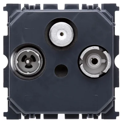 TV-RD-SAT socket black