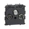 TV-RD-SAT socket black